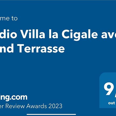 Studio Villa La Cigale Avec Grande Terrasse Menton Ngoại thất bức ảnh